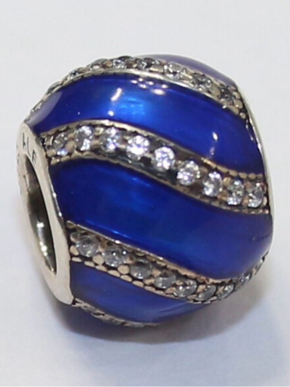 Pandora “Adornment” Royal Blue Adornment Charm